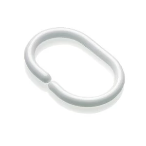 Croydex White C Ring Hooks - Pack of 12