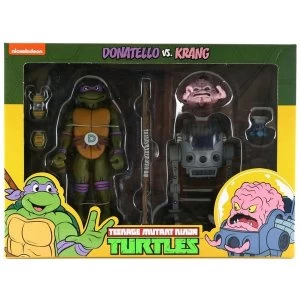 Donatello V Krang In Bubble Walker (Teenage Mutant Ninja Turtles Cartoon) Neca Action Figure 2-Pack