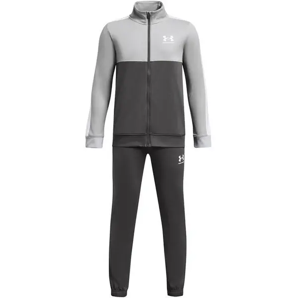 Under Armour Colour Block Knit Tracksuit Junior - Grey 7 - 8 Years