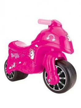 Dolu Pink Unicorn My First Moto Ride On