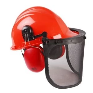 BQ CH011 Chainsaw helmet with Ear defenders visor