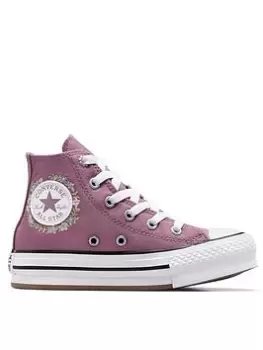 Converse Chuck Taylor All Star Eva Lift, Purple, Size 11 Younger