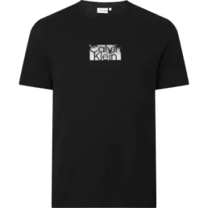 Calvin Klein Cloud Logo T-Shirt - Black