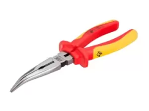OX Tools OX-P323920 Pro VDE Bent Long Nose Pliers 200mm / 8in