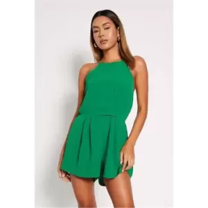 I Saw It First Green Pleated Playsuit - Green