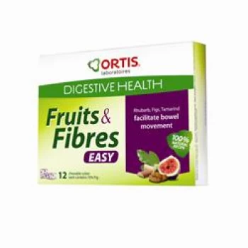 Ortis Intestinal Transit Fruits & Fibres (Easy) - 12 Chewable Cubes