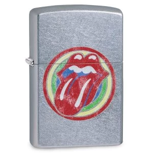 Zippo Rolling Sones Pop Art Lips Chrome Regular Windproof Lighter