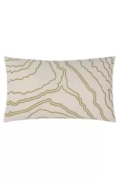 Elise Abstract Geo Structured Polyester Filled Cushion