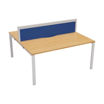 CB 2 Person Bench 1400 x 780 - Beech Top and White Legs