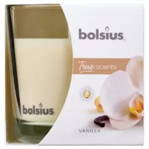 Bolsius Fragranced Candle In A Glass Vanilla