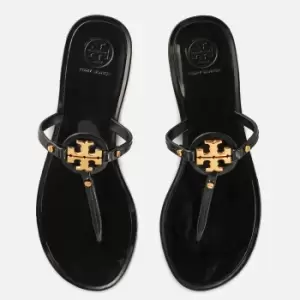 Tory Burch Womens Mini Miller Jellie Toe Post Sandals - Perfect Black - UK 8