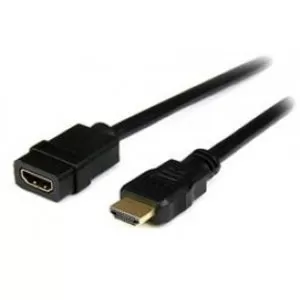 VCOM HDMI 2.0 (M) to HDMI 2.0 (M) 1.8m Black Premium 4K Ultra HD Supported Retail Packaged Display Cable