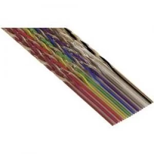 3M 7000058342 FBC Twisted Pair Colour coded Ribbon Cable 0.09 mm2 Multi coloured