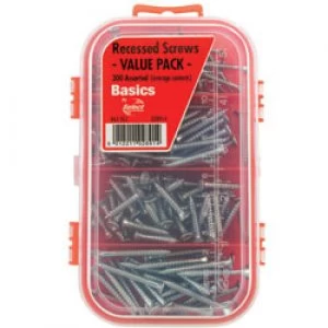 Select Hardware Recessed Screws Value Pack 300 Pack