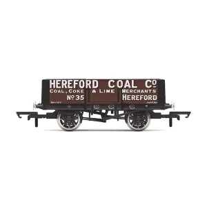 Hornby 5 Plank Wagon 'Hereford Coal Company' No. 35 Era 2 Model Train