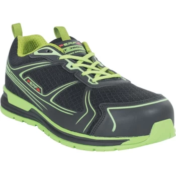 PB200 Gravity Zero Black/Green Safety Trainers - Size 6 - Perf