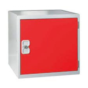 One Compartment Cube Locker D450mm Red Door MC00101