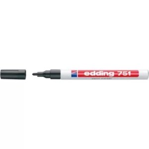 Edding 4-751-1-1001 751 Paint Marker Bullet Tip 1-2mm Black