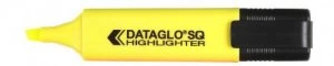 Dataglo Value Highlighter Flat Barrel Chisel Tip Yellow (PK10)
