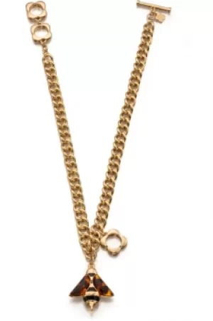 Ladies Orla Kiely Gold Plated Bee Necklace N4059