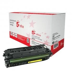 5 Star Office Supplies HP 508A Yellow Laser Toner Ink Cartridge