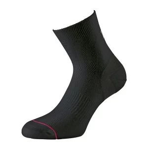 1000 Mile Tactel Anklet Ladies Black - Medium