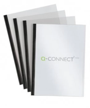 Q Connect Black Slide Binder & Cover Sets - 20 Pack