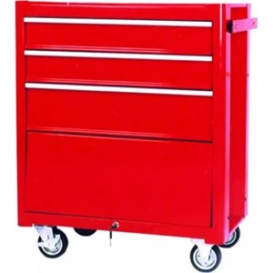 Faithfull 3 Drawer Roller Cabinet Red
