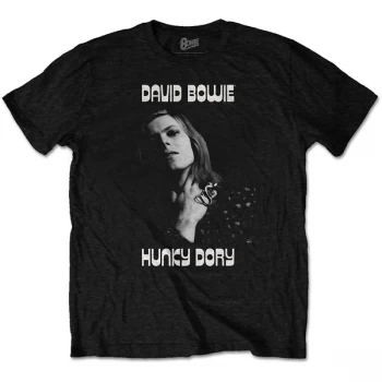 David Bowie - Hunky Dory 1 Unisex Small T-Shirt - Black