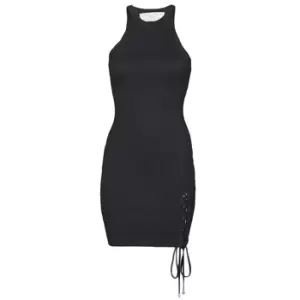 Guess ALEXA TIE DRESS womens Dress in Black. Sizes available:S,M,L,XL,XS