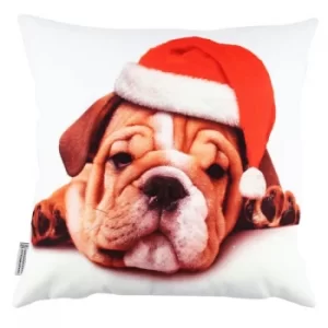 A11041 Multicolor Cushion Christmas Dog