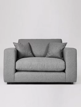 Swoon Althaea Original Fabric Love Seat - Soft Wool