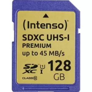 Intenso Premium SDXC card 128GB Class 10, UHS-I