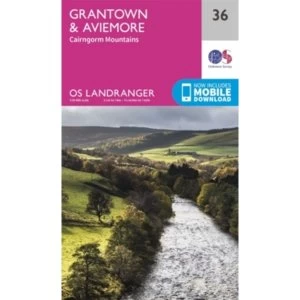 Grantown, Aviemore & Cairngorm Mountains by Ordnance Survey (Sheet map, folded, 2016)