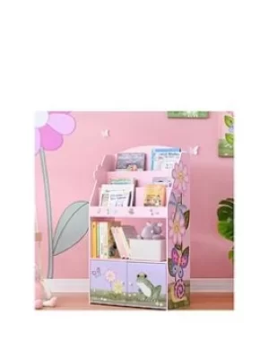 Teamson Kids Fantasy Fields Magic Garden 3 Tier Bookshelf, Pink