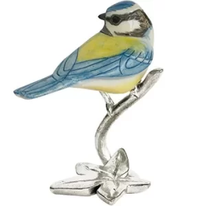 Arora 1500 Natures Realm Blue Tit Bird Figurine, Multicolour, One Size