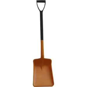 CEMO Universal shovel made of PP, orange, overall length 1050 mm
