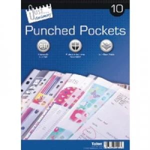 Tallon 10 Punched Pockets Pack of 12