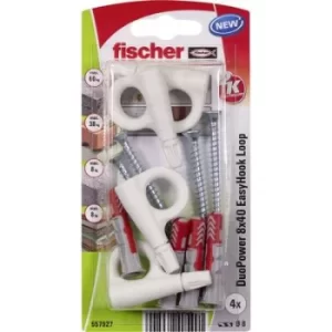 Fischer DuoPower 8x40 EasyHook Loop K (4) Assorted dowels 557927 1 Set
