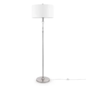 Alicante Floor Lamp Nickel, 1 Light, E27