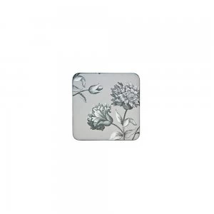Denby Engraved Floral Grey Coasters Set of 6