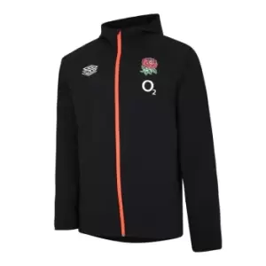 Umbro England Rugby Shower Jacket 2021 2022 Mens - Black