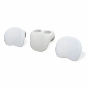 Pair of headrests and cupholder for inflatable spa - MSpa - White