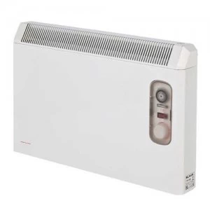 Elnur 2kW White Manual Electric Panel Heater 24 Hour Timer and Enclosed Analogue Control