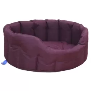P&L Pet Beds P&L Large Red Oval Waterproof Dog Bed - wilko