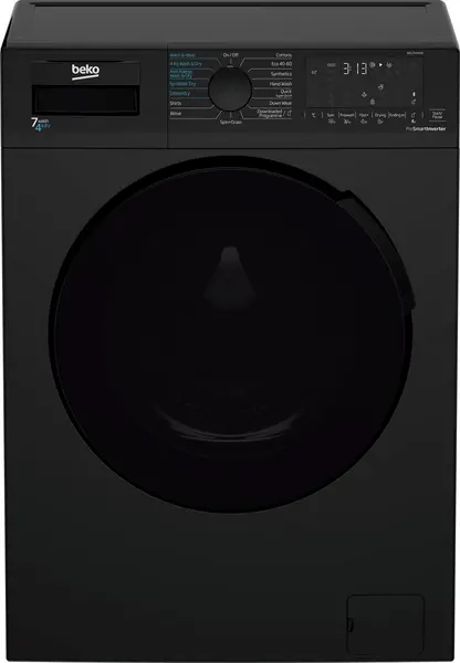 Beko Beko WDL742431B 7KG / 4KG 1200 Spin Washer Dryer - Black