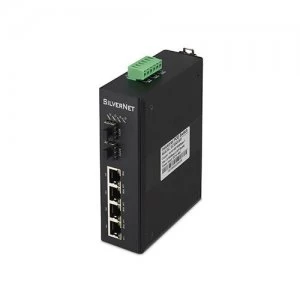 SilverNet 3204P-SFP INC Unmanaged Gigabit Ethernet (10/100/1000) Black Power over Ethernet (PoE)