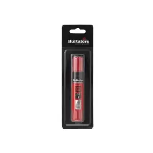Hultafors - 10 x 650250 Dry Marker Pen Refill Red Blister Pack HUL650250
