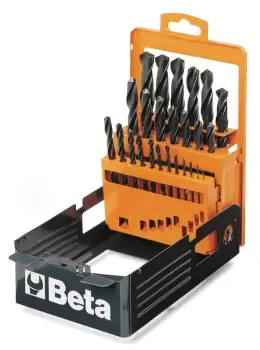 Beta Tools 410/SP 19pc Metric HSS Twist Drill in Case 004100419