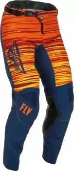 Fly Racing Kinetic Wave Motocross Pants, blue-orange, Size 36, blue-orange, Size 36